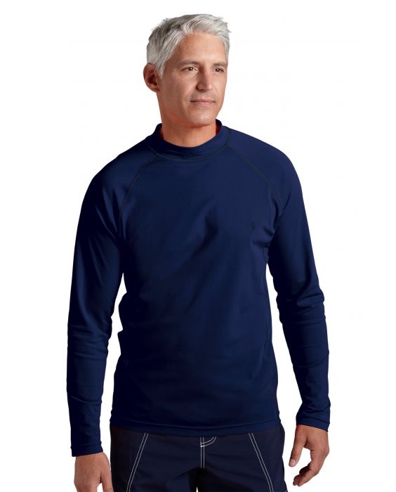 Coolibar - UV Schutz Langarm Shirt Herren - Navy