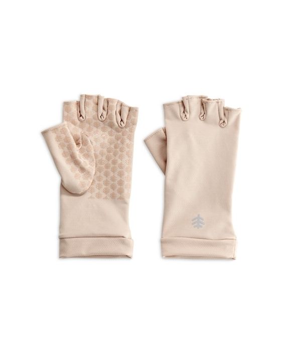 Coolibar - Fingerlose UV-Handschuhe für Erwachsene - Ouray - Beige