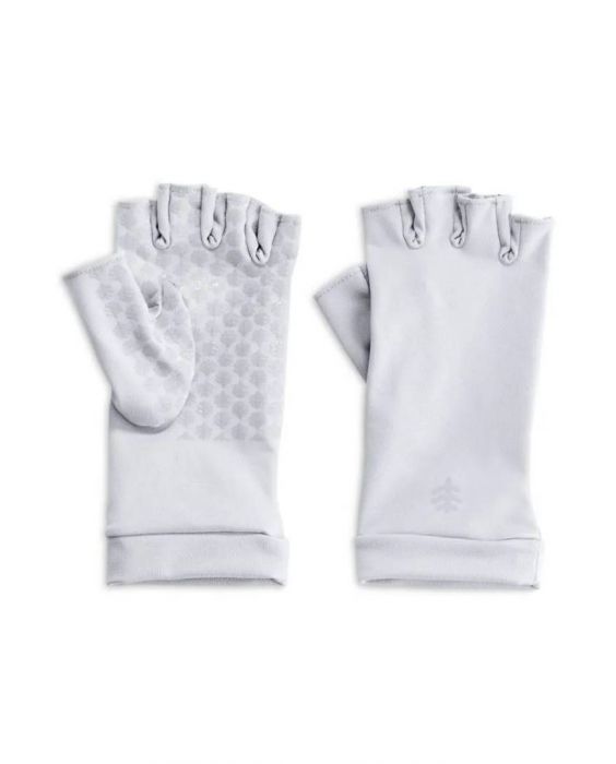 Coolibar - Fingerlose UV-Handschuhe für Erwachsene - Ouray - Weiß