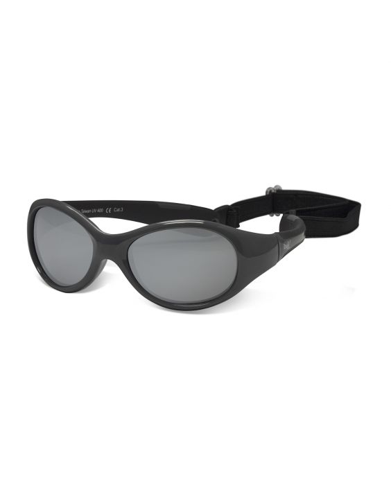 Real Shades - UV-Sonnenbrille für Babys - Explorer - Grau/Schwarz