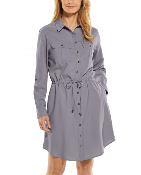 Coolibar - UV Tunika für Damen - Napa Travel Dress - Grau