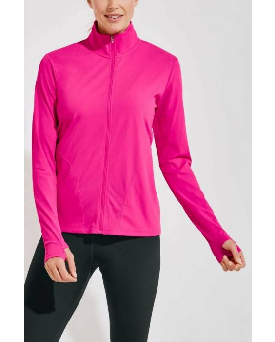 Coolibar - UV Wasserjacke für Damen - Helani - Einfarbig - Rosa