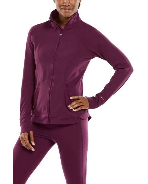 Coolibar - UV Jacke für Damen - Intervall - Einfarbig - Lila