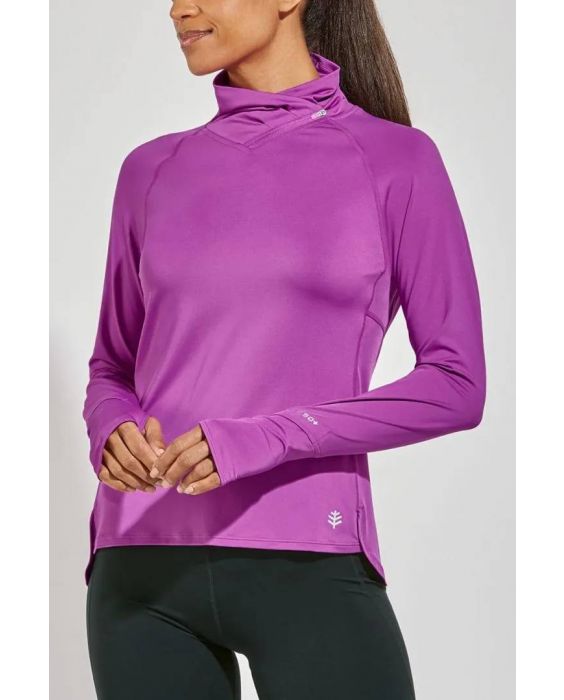 Coolibar - UV Pullover für Damen - Relay - Einfarbig - Lila