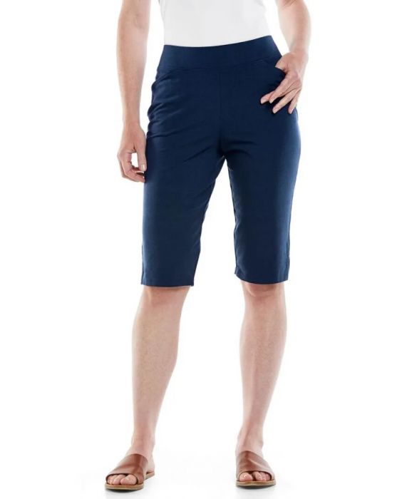 Coolibar - UV Casual Hose für Damen - San Marco - Einfarbig - Navy Blau