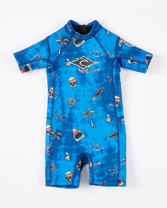 Rip Curl - UV-Badeanzug für Kinder - Savages - Kurzarm - Meerblau