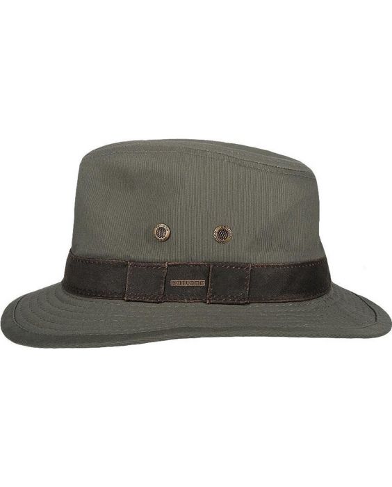 Hatland - UV-Fedora-Hut für Herren - Okaton - Olivgrün