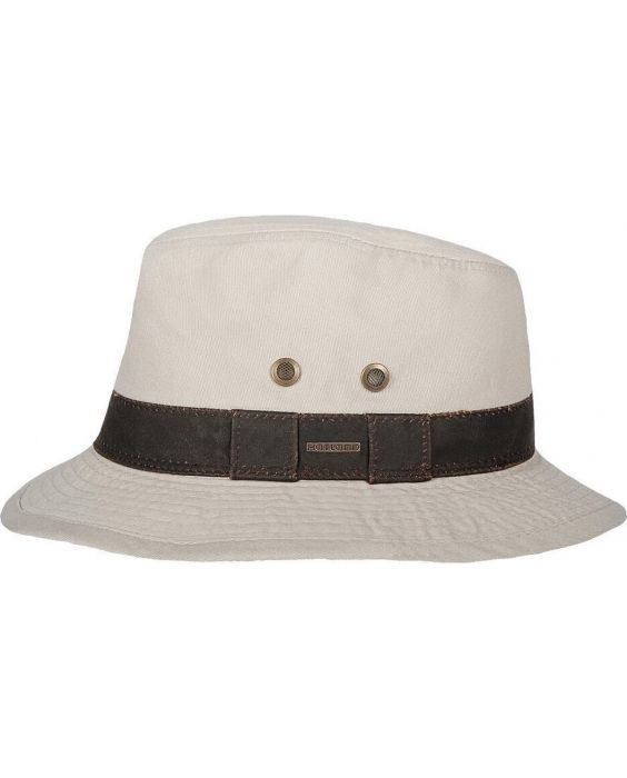 Hatland - UV-Fedora-Hut für Herren - Okaton - Pastellweiß