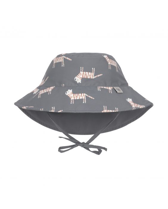 Lässig - UV-Sonnenschutz Eimer Hut für Kinder - Elefant - grau