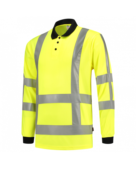 Tricorp - Poloshirt RWS Longsleeve für Erwachsene - Birdseye - Gelb