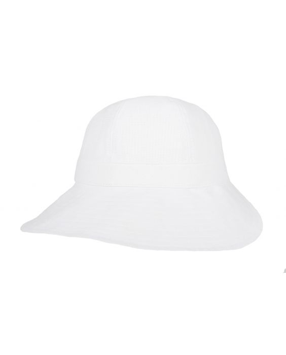 Hatland - UV Cloche-Sonnenhut für Damen - Verony - Weiß