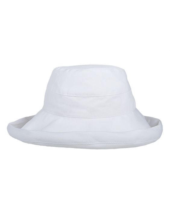 Hatland - UV Bucket Sonnenhut für Damen - Valerie - Weiß