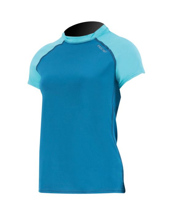 Prolimit - UV Shirt für Frauen - Kurzarm - PureGirl - Blau/Türkis