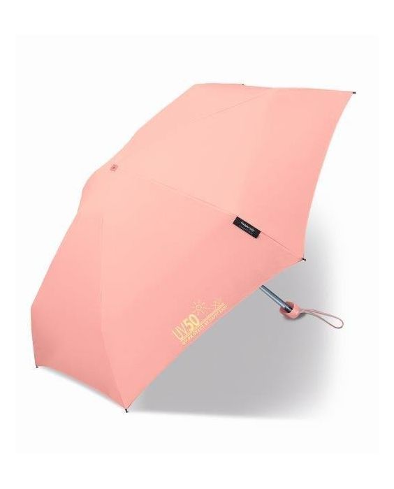 Happy Rain - Flachschirm mit UV-Schutz - Manuell - Pink
