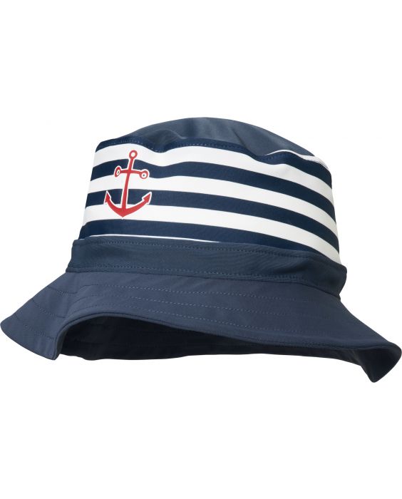Playshoes - UV-Hut für Kinder - Maritim - blau / weiß
