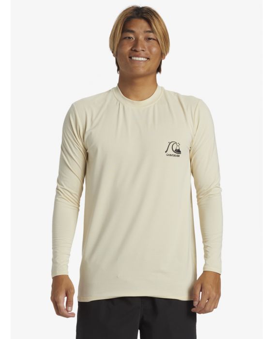 Quiksilver - UV-Surf-T-Shirt für Herren - DNA Surf - Kurzarm - UPF50+ - Oyster Weiss