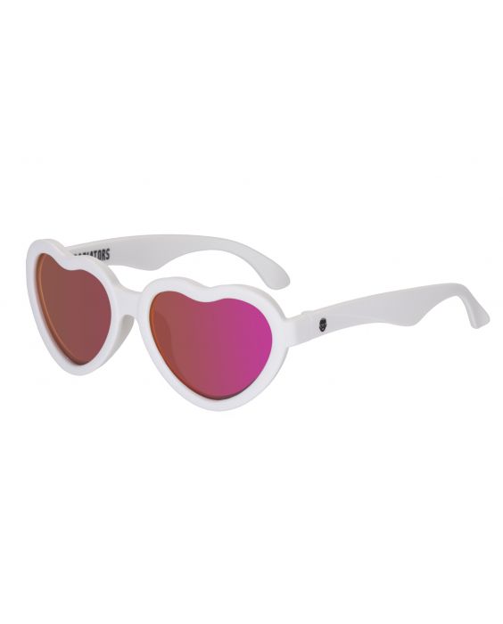 Babiators - Polarisierte UV-Sonnenbrille für Kinder - The Sweetheart - Weiß