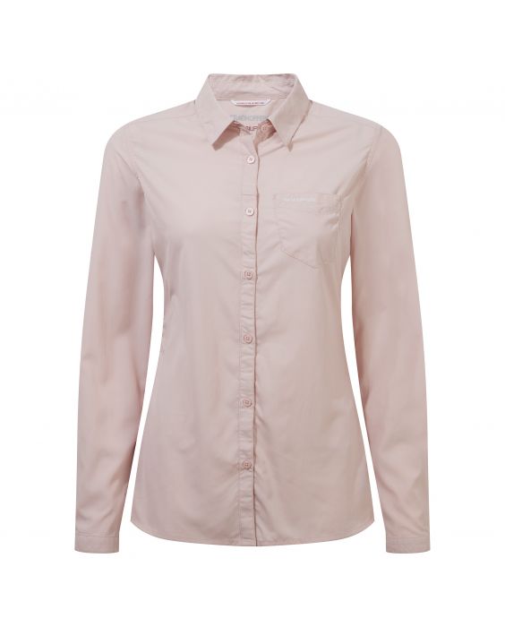 Craghoppers - UV Bluse für Damen - Lange Ärmel - Bardo - Rosa