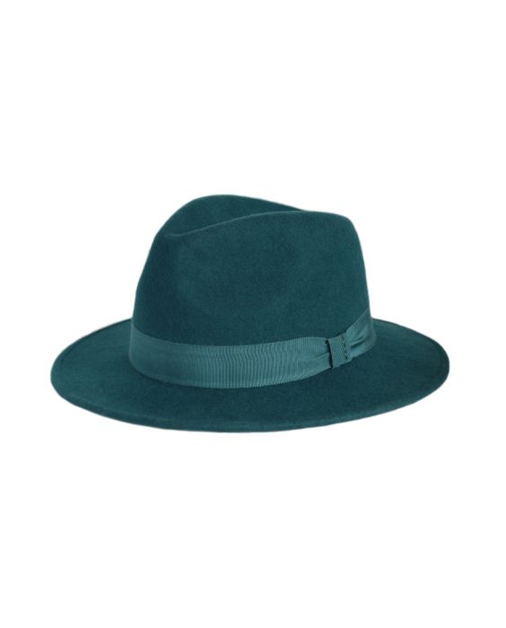 Emthunzini Hats - UV Wollfilz Fedora Sonnenhut für Erwachsene - Melissa - Teal