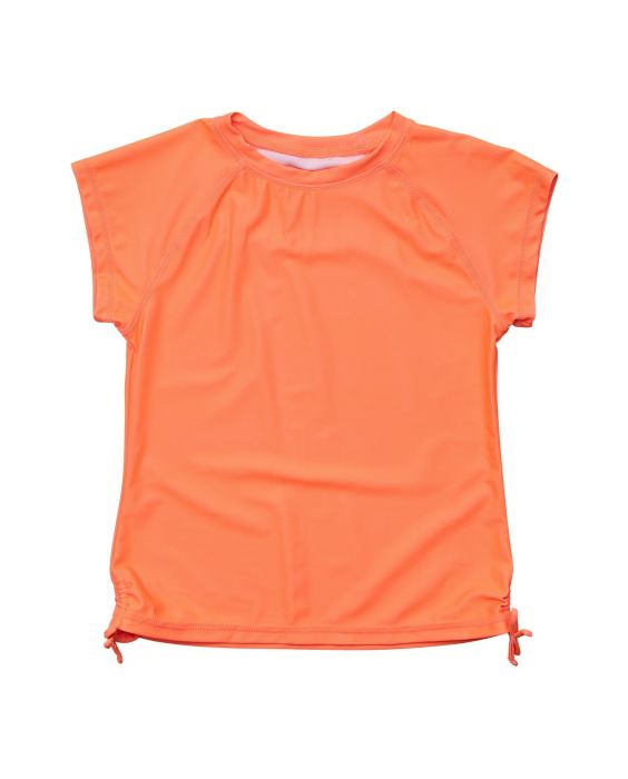 Snapper Rock - UV-Rash-Top für Mädchen - Kurzarm - Tangerine
