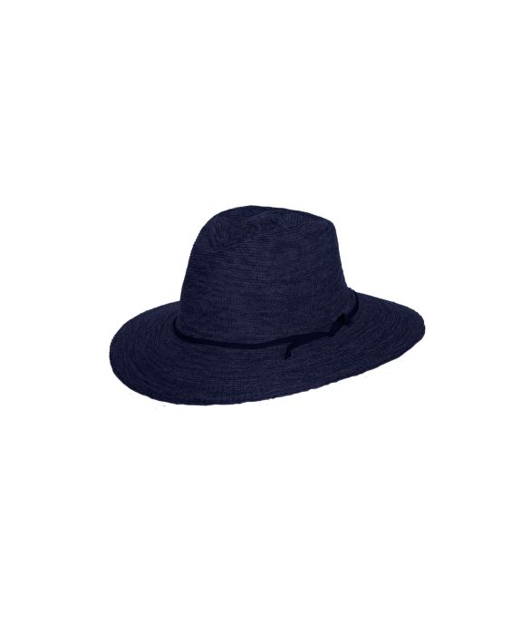 Rigon - UV-Fedora-Hut für Damen - Jacqui - Marineblau Meliert