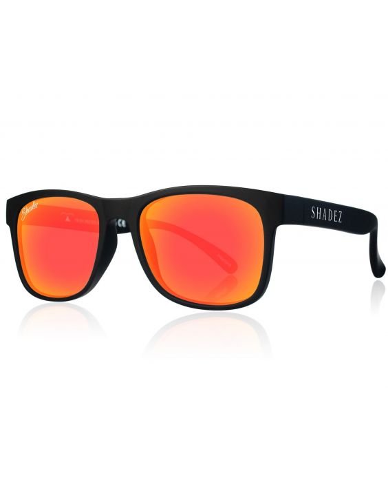 Shadez - Polarisierte UV-Sonnenbrille für Kinder - VIP - Schwarz/Rot