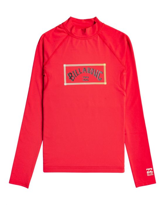 Billabong - UV-Rashguard für Jungen - Langarm - Unity - Rot