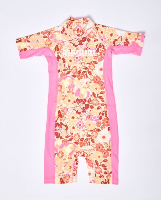 Rip Curl - UV-Badeanzug für Mädchen - Kurzarm - Pink
