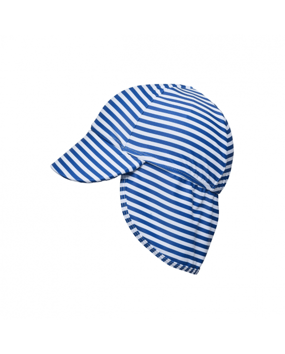 Snapper Rock - UV-Flap-Mütze für Jungen - UPF50+ - Denim Stripe