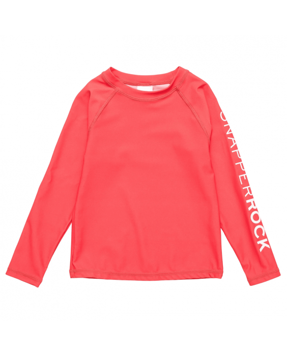 Snapper Rock - UV-Rash-Top für Kinder - Langarm - UPF50+ - Wassermelone - Rot