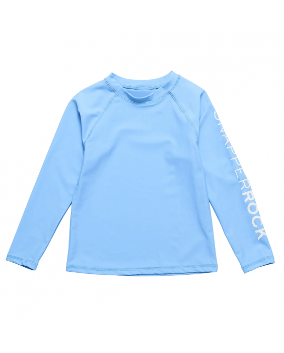 Snapper Rock - UV-Rash-Top für Kinder - Langarm - UPF50+ - Wasserblau
