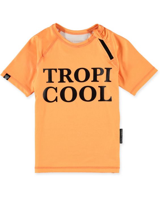 Beach & Bandits - UV-Schwimmshirt für Kinder - UPF50+ - Kurzarm - Tropicool - Papaya