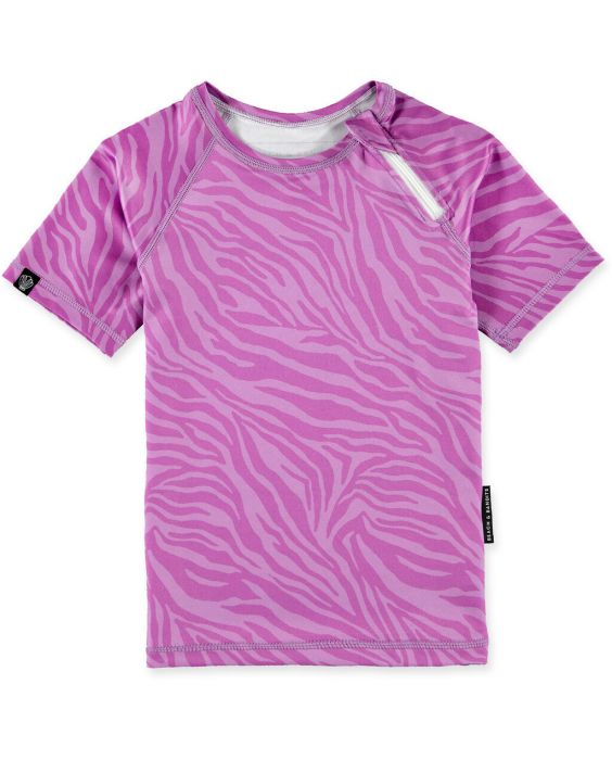 Beach & Bandits - UV-Schwimmshirt für Kinder - UPF50+ - Kurzarm - Purple Shade - Lila