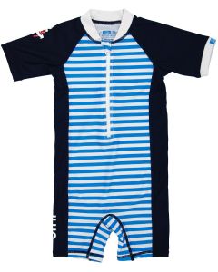 JUJA - UV-Schwimmanzug für Babys- Kurzärmlig - Captain - Blau