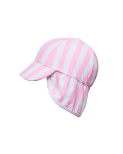 Snapper Rock - UV-Flap-Mütze für Mädchen - UPF50+ - Pink Stripe
