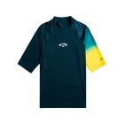 Billabong - UV Rashguard für Herren - Kurzarm - Contrast printed ss - Neongelb
