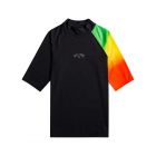 Billabong - UV Rashguard für Herren - Kurzarm - Contrast printed ss - Rasta