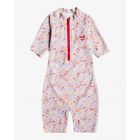 Billabong - UV Rashguard für Babys - Kurzarm - Billie Logo Kombi - Blumen