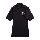 Billabong - UV Rashguard für Damen - Kurzarm - Design ss - Schwarzer Kieselstein