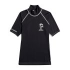 Billabong - UV Rashguard für Damen - Kurzarm - Logo ss - Schwarzer Kieselstein