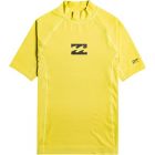 Billabong - Rashguard für Jungen mit kurzen Ärmeln - Waves All Day - UPF50+ - Acid Green