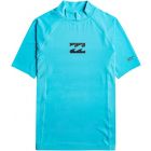 Billabong - Rashguard für Jungen mit kurzen Ärmeln - Waves All Day - UPF50+ - Bright Blue