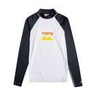 Billabong - UV Rashguard für Herren - Langarm - Team wave ls - Sonnenaufgang
