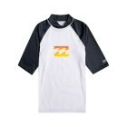 Billabong - UV Rashguard für Herren - Kurzarm - Team wave ss - Sonnenaufgang