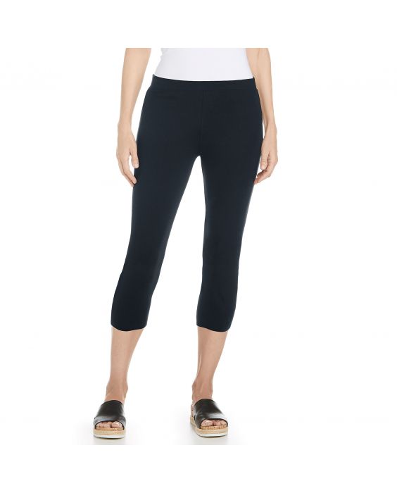Coolibar - Caprileggings für Damen - Dunkelblau