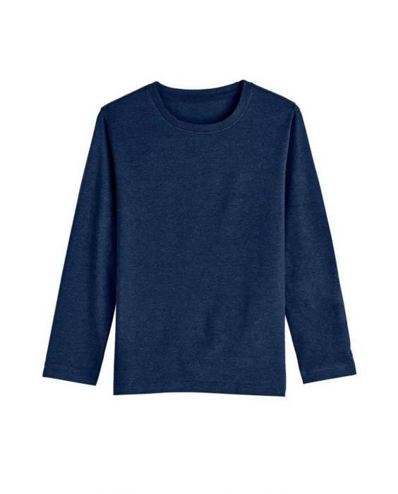 Coolibar - UV Shirt für Kinder - Langarm - Coco Plum Everyday - Einfarbig - Navy Blau