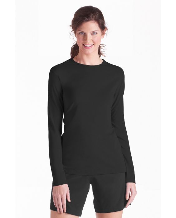 Coolibar - UV Shirt for women - Longsleeve - Morada - Black
