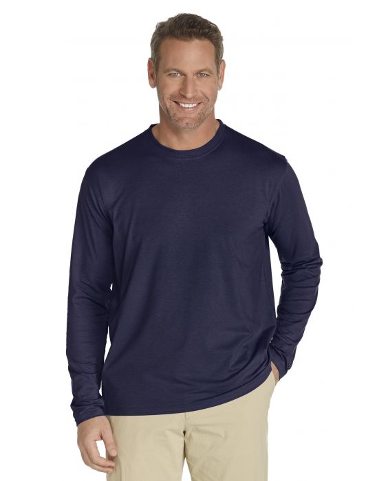Coolibar - UV Shirt für Herren - Langärmlig - Morada - Navy