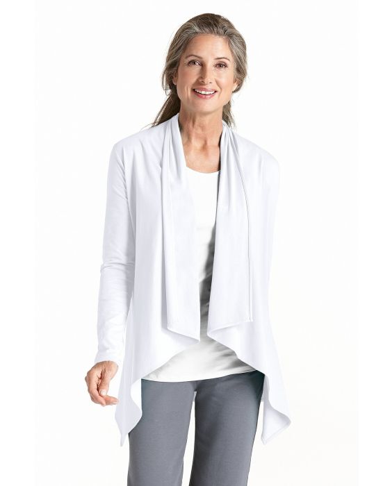 Coolibar - UV Sonnenweste für Damen - Marietas - Weiß