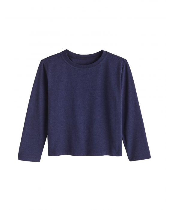 Coolibar - UV Shirt für Kleinkinder - Langarmshirt - Coco Plum - Navy